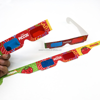 Vente en gros de lunettes de réalité virtuelle 3D Cadeau commémoratif pour salle de cinéma en carton de différentes couleurs pour des souvenirs et des cadeaux