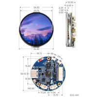 Carte de développement d'affichage tactile rond AMOLED de 1,32 pouce WAVESHARE ESP32-C6
