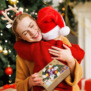 Hộp bánh quy Giáng sinh bằng giấy Kraft, hộp đựng bánh ngọt dùng cho quà tặng ngày lễ, tiệc tùng, hộp bánh dùng một lần cho cửa hàng bánh ngọt - Product Image 6