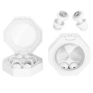 سدادات أذن سيليكون قابلة للطي وقابلة للشحن عبر USB لتقليل الضوضاء، قابلة لإعادة الاستخدام، مريحة للنوم والسفر، حماية للسمع - Product Image 4