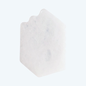 Planche de Gua Sha en Jade Blanc Naturel à 100% avec Logo Personnalisé, Cristal de Quartz Facial Guasha - Product Image 2