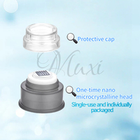 Stylo Derma Portable Personnalisé avec Logo d'Usine, Flacon Vide pour Sérum de Soin, Microneedles en Silicone Non Invasives, Derma Stamp