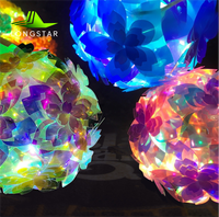 2026 Neues Design Laterne Laser Bunte Laterne DIY Materialpaket Partydekoration Handgehaltene Leuchtende Handgefertigte Laterne