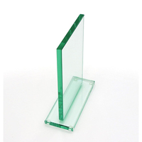 Usine de Pujiang vente cube clair cristal verre trophée plaques personnalisé laser gravé logo verre prix trophées pour cadeau d'affaires