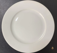 Vente en gros d'usine Vaisselle Ensemble de table à dîner en porcelaine Ensembles de vaisselle en céramique blanche pour fête ronde