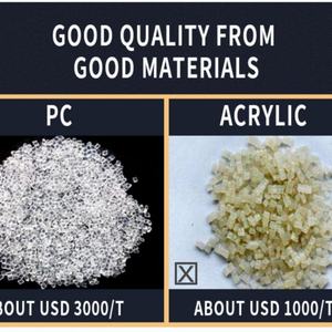 Pour MERCEDES BENZ GLS 2020-2023, 4 déflecteurs de fenêtre en PC de haute qualité, injection plastique - Product Image 3