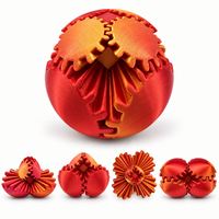 Cog Fidget Toy Portable Rotating Motion Gear Structure 3D Printed Gear Ball Office Desk Accessory