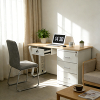Bureau de travail modulaire moderne en acier avec cloison de séparation - Mobilier de bureau