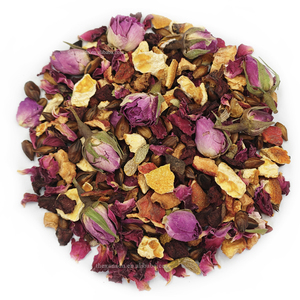 Mélange de Dendrobium <span class=keywords><strong>Rose</strong></span> Pinky |   Thé aux fruits et herbes saveur <span class=keywords><strong>rose</strong></span> d'aubépine, orge, fruit du dragon et écorce de mandarine |   Sachets de thé OEM / Sachets individuels / Mélange de thés - Product Image 1