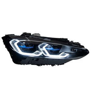 G22 2-versione colore faro per <span class=keywords><strong>BMW</strong></span> <span class=keywords><strong>4</strong></span> <span class=keywords><strong>serie</strong></span> G22 G23 <span class=keywords><strong>G26</strong></span> M4 G82 425 430 aggiornamento Laser luci anteriori giallo bianco DRL - Product Image 2