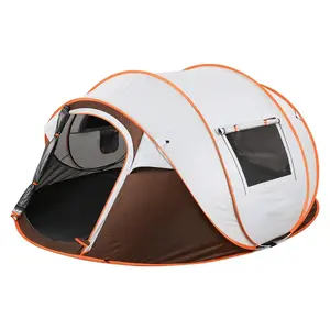 Feistel 캠핑 텐트 4 인 초경량 간편한 셋업 및 휴대 캠핑 하이킹 아웃도어 용 패밀리 텐트 배낭
