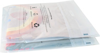 Sacs compostables 100% biodégradables en amidon de maïs pour vêtements, sacs auto-adhésifs pour vêtements