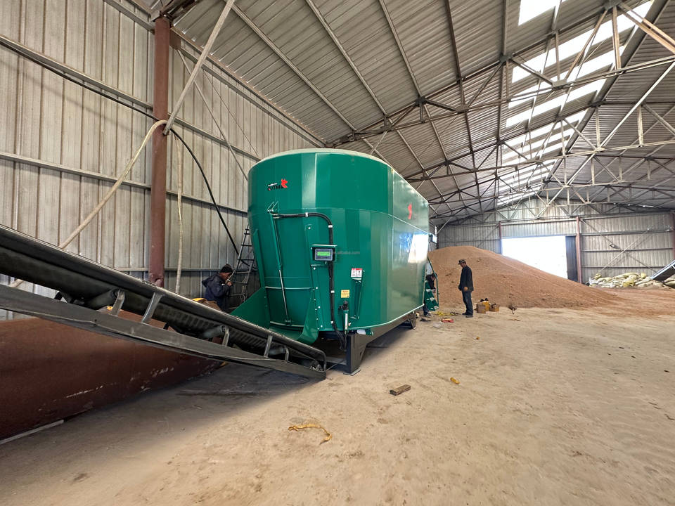 Stationary Vertical TMR Mixer Livestock Feed Mixing Equipment| Alibaba.com