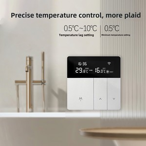Cho tuya wifi thông minh nhiệt 220V 16A điều khiển từ xa bảng điều chỉnh điện sưởi ấm sàn lò nhiệt độ chuyển đổi tường thiết bị chuyển mạch - Product Image 4