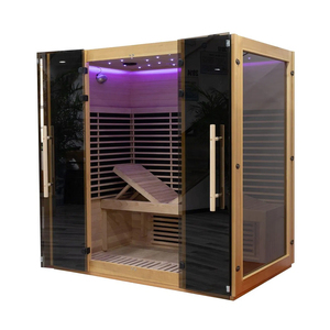 Panneau de commande tactile intelligent équipé d'un chauffage infrarouge en cèdre rouge Hemlock pour sauna, chauffage au carbone, soins de santé à domicile modernes - Product Image 3