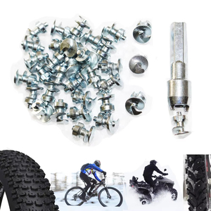 Lốp gai cho xe đạp Giày khởi động xe máy xe tải với công cụ cài đặt cho fatbike đinh tán vít trong lốp Stud vonfram câu cá - Product Image 5