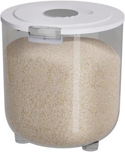 25kg Large Capacity Airtight Insect-Proof Eco-Friendly Durable Kitchen Rice Storage <b>Container</b> with PP+PET Material - Product Image 1
