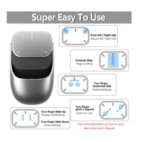 Souris Air sans fil 2-en-1 et présentateur pour entreprises - Compatible ChatGPT, pointeur laser, commande en gros pour cadeaux d'entreprise