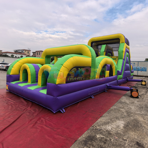 สนามแข่งขันอุปสรรคเป่าลมเชิงพาณิชย์สำหรับเด็ก - Product Image 2