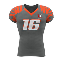 Maillot de football américain léger pour le jour du match, maillot de football américain personnalisé avec graphiques d'équipe, maillot de football américain pour homme
