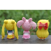Pretty Guardian Warrior Girls figura juguete coleccionable para máquina Gacha cápsula expendedora PVC Anime figura
