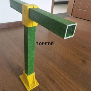 ข้อต่อท่อสี่เหลี่ยมไฟเบอร์กลาส FRP ขนาด 50x50 มม. - Product Image 6