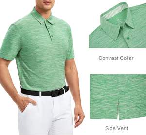 Polo de Golf para Hombre, Camisa Informal de Manga Corta, Secado Rápido, Absorbe La Humedad - Product Image 1