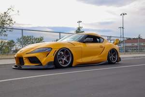 Kit carrosserie jupes latérales style VRS en fibre de carbone pour Toyota GR Supra MK V A90 A91 Jupes latérales 2019-2022 - Product Image 6