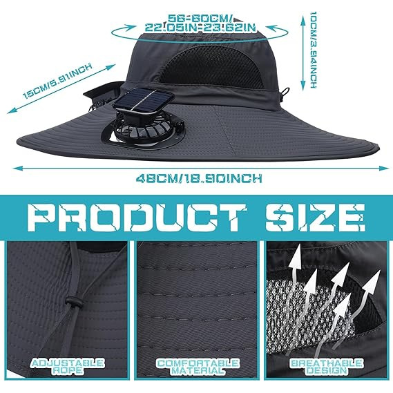 Pintura de tinta de 12 cm - Gris [Ventilador doble]