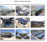 Fabricant de carports solaires HSD BIPV |   Structure en acier pour abri solaire de stationnement extérieur pour projets routiers de grande envergure, galvanisée à chaud