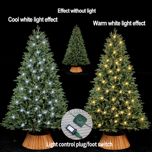 PE PVC Mixed Christmas <b>Tree</b> LED Lights (Multicolored/Warm White) Holiday Decor Living Room - Product Image 6