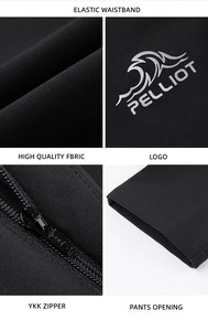 PELLIOT Hiver Polaire Doublé Doux Respirant Chaud <span class=keywords><strong>Randonnée</strong></span> Léger Soft Shell <span class=keywords><strong>Pantalon</strong></span> Offre Spéciale Femmes Sports de Plein Air - Product Image 6