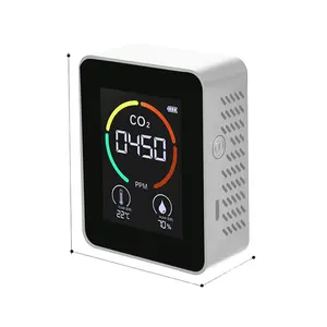 Xách tay hồng ngoại hộ gia đình CO2 Detector với LED hiển thị cho công cộng giám sát