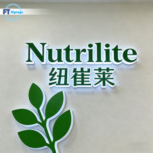 Insegna Luminosa a LED con Design Gratuito, Impermeabile IP65, in Acciaio Inox, con Lettere 3D Illuminate e Forate Lateralmente per Marchi - Product Image 1