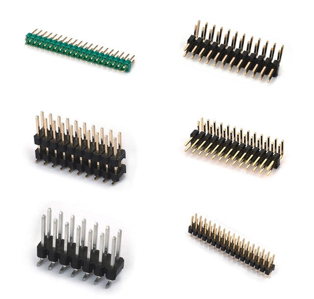 2.0mm Pitch 2 ~40 Pin Male Plug Gold Plated DIP/SMT Single Row Pin Header Connector Good Lead Time and Competitive Price