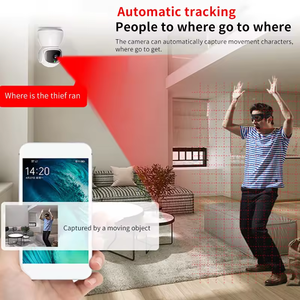 كاميرا مراقبة داخلية لاسلكية صغيرة تعمل بتقنية Wifi PTZ - Product Image 4