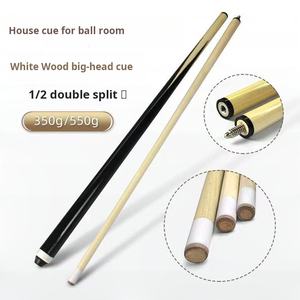 Venta al por mayor 350g Negro Eight-Nine Ball Snooker Cue Unweighted 1/2 <span class=keywords><strong>Billar</strong></span> Cue para Pool Sport - Product Image 1
