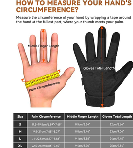 Gants tactiques de moto pour hommes - Noir, polyester léger, coupe-vent, respirant, pour la chasse, le cyclisme, la gym, les sports de plein air, l'<span class=keywords><strong>airsoft</strong></span> - Product Image 5