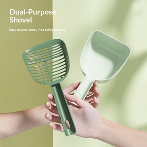 مجرفة متعددة الوظائف ثنائية الطبقات لجمع فضلات القطط والكلاب - Product Image 5