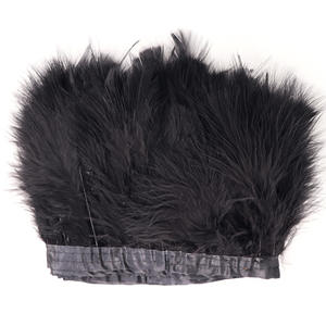 공예 의류 원피스 의상 액세서리 파티 웨딩 장식에 대 한 뜨거운 핑크 재봉 직물 리본 터키 Marabou 깃털 프린지 트림 - Product Image 4