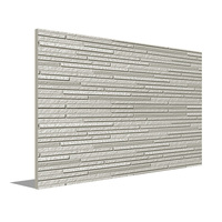 Panneau en fibrociment de style design industriel pour bardage de villa et revêtement de plafond extérieur