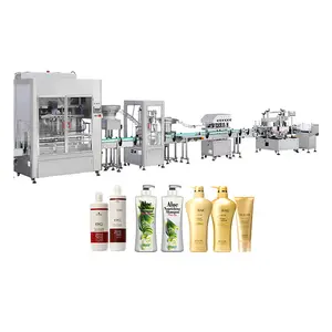 Máquina automática de llenado y etiquetado de botellas de crema para champú, de la mejor calidad, fabricación China