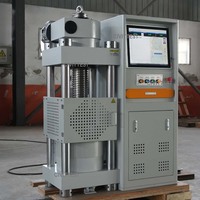 Máquina de Prueba de Compresión de Concreto de 2000kn, Controlada por Computadora, Electrohidráulica, para Pruebas de Resistencia a la Compresión del Concreto