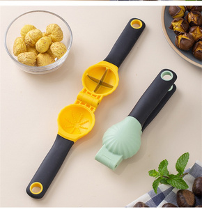 New Design Durable Kitchen <b>Tools</b> Manual Multifunctional Stainless Steel Chestnut Walnut Clip with Comfortable TPR Handle - Product Image 5
