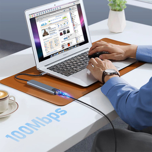 Biểu tượng tùy chỉnh <span class=keywords><strong>USB</strong></span>-<span class=keywords><strong>C</strong></span> HUB thành phần Docking Station Ethernet HDTV Adapter <span class=keywords><strong>USB</strong></span>-<span class=keywords><strong>C</strong></span> HUB cho máy tính xách tay Mac cuốn sách - Product Image 4