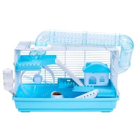 Cage de Luxe Grande Taille pour Hamster, Modèle Bestseller, Villa Complète à Un ou Deux Niveaux, Nid pour Hamster Syrien, Habitat pour Petits Animaux