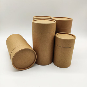 Custom Packaging Paper Tube Coffee Paper Tube Packaging High Quality Tea Box Custom Packaging 100% Recycled Cylinder Cardboard Paper Coffee Tube