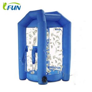 Cubo inflable de PVC de alta calidad, máquina de dinero inflable con soplador de aire para publicidad y promoción - Product Image 4