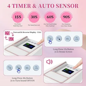 Nouvelle Lampe à Ongles UV LED Rechargeable HK LBT X6 78W 2026 avec Écran LED, Séchoir à Gel Sans Fil, Appareil de Pédicure pour Usage Domestique - Product Image 5