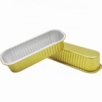 Plateau de cuisson pour pain jetable écologique et durable, couleur, 200 ml, plat à pain rectangulaire jetable en aluminium
